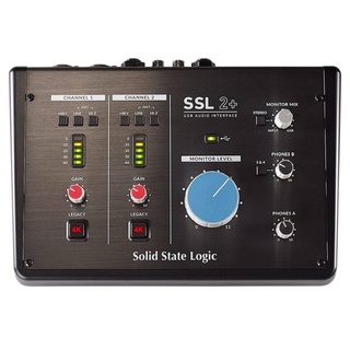 Solid State Logic SSL2+ *ของแท้รับประกัน 1ปี* ออดิโออินเตอร์เฟส 2x4 USB Type-C, 24-bit / 192 kHz., Midi in/Out