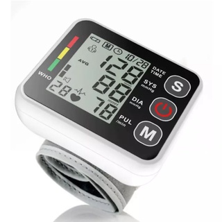 [สินค้าพร้อมส่ง] เครื่องวัดความดัน Household Automatic Wrist Digital Electronic Meter Portable Sphygmomanometer