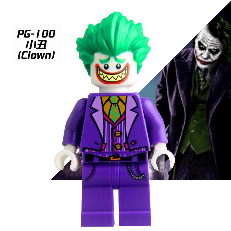 Pg100 Joker Dc Comics Super Heroes Batman Movies บล็อคตัวต่อของเล่นสําหรับเด็ก