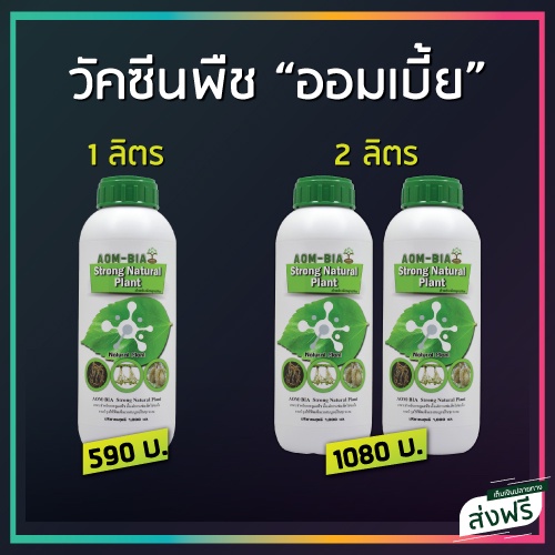 วัคซีนพืช "ออมเบี้ย" พืชแข็งแรง เพิ่มผลผลิต สกัดจากธรรมชาติ 100%