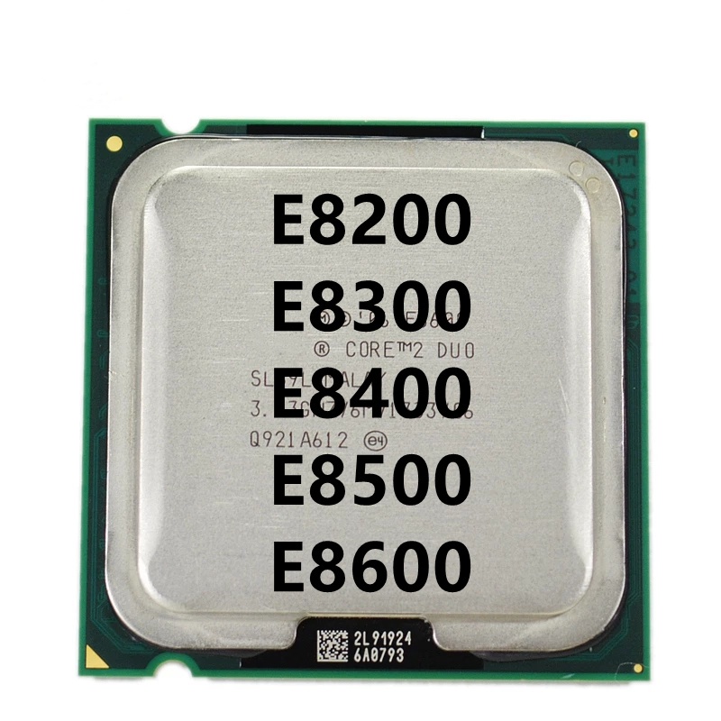 หน่วยประมวลผล CPU E8200 E8300 E8400 E8500 E8600 LGA 775 แกนคู่