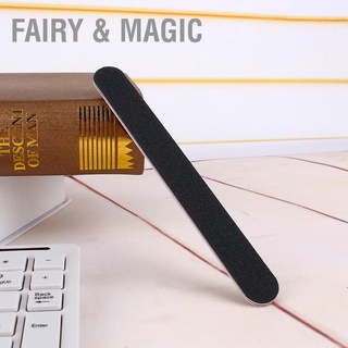 Fairy &amp; Magic Double Sided 180/100 Grit อุปกรณ์ตะไบเล็บเจลสําหรับใช้ในการทําเล็บ