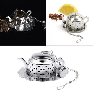 (Tru✤man)Stainless Steel Teapot Tea Infuser Spice Drink Strainer Herbal Filter♥