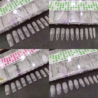 เล็บปลอมPVC พร้อมส่งค่ะใสงานกล่องแบรนด์Jeliya