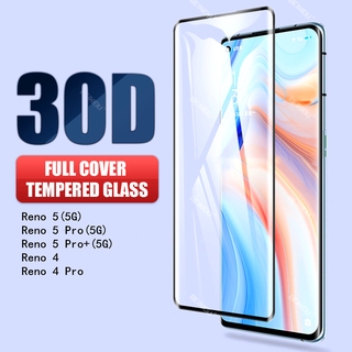 ฟิล์มกระจกนิรภัยกันรอยหน้าจอสําหรับ Oppo Reno 5 Pro + Plus 5g / Reno 4 Pro 30d