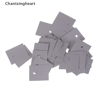 &lt;Chantsingheart&gt; แผ่นฉนวนซิลิโคนทรานซิสเตอร์ TO-247 20*25 มม. 50 ชิ้น