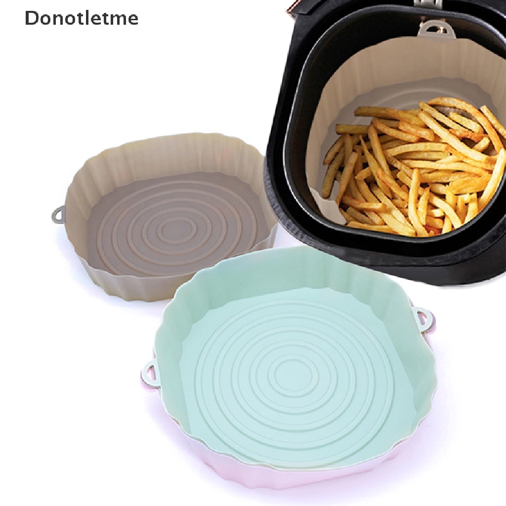 <Donotletme> ถาดซิลิโคน ไม่ติดผิว สําหรับหม้อทอดไร้น้ํามัน 18 ซม.