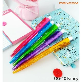 PENCOM OG40 (Fancy) ปากกาหมึกน้ำมันแบบกดด้ามแฟนซี