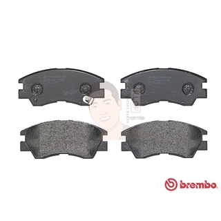 P54 008B ผ้าเบรก F (แท้ BREMBO รุ่น Black) MITSUBISHI ปาเจโร่ Pajero 2.5 D 4WD ปี1986-1990 /MITSUBISHI L200 ไซโคลน Cy...