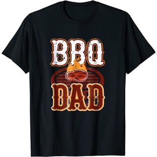 เสื้อยืดผ้าฝ้ายพรีเมี่ยม เสื้อยืด ผ้าฝ้าย พิมพ์ลาย BBQ Dad แฟชั่นยอดนิยม สําหรับผู้ชาย