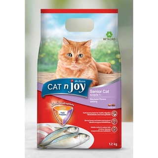 Cat n Joy แค็ท เอ็นจอย แมวสูงวัย อายุ7 ปีขึ้นไป รสปลาทู