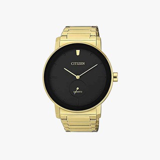 [ประกันร้าน] CITIZEN นาฬิกาข้อมือผู้ชาย รุ่น BE9182-57E AQ Mid Mens Quartz Black Dial Gold