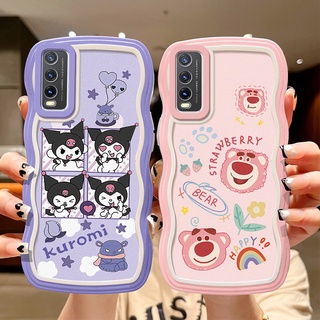 เคสโทรศัพท์มือถือ ลายการ์ตูนคลื่น สําหรับ vivo Y20 Y20i Y11 Y12A Y12S Y11S Y12 Y15 Y17 Y20A Y20S Y20G