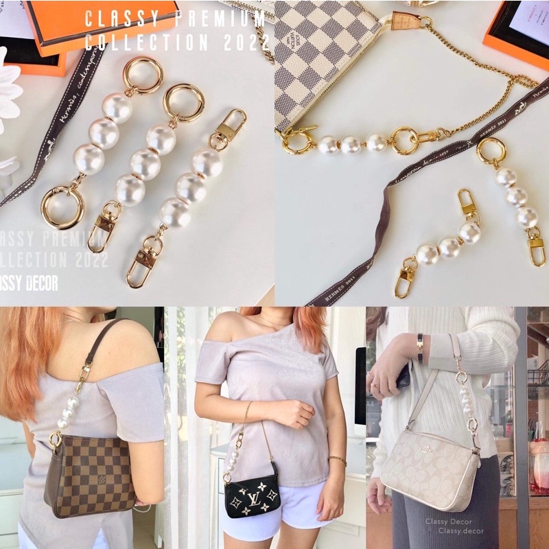 Hot สุดๆ สายต่อกระเป๋า,สายมุก “มุกสวยพรีเมียม ไม่มีร้านไหนเหมือนแน่นอน” — Pearl Quality Purse Extension Chain