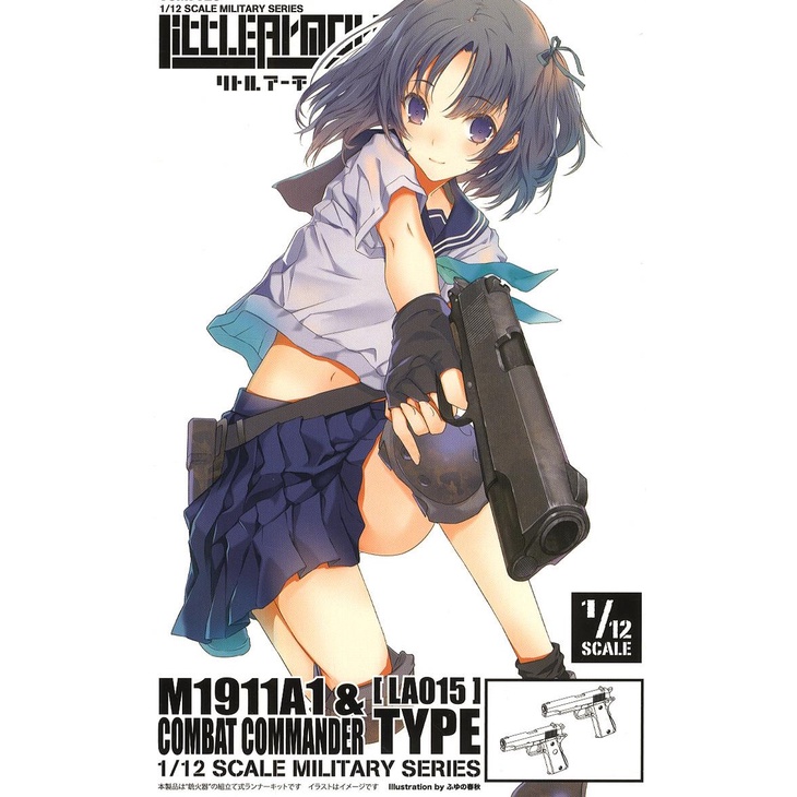1/12 ฟิกม่า โมเดล Figma Little Armory 🌱 LA015 M1911A1 Plastic Model พาร์ทเสริมยังไม่ได้ประกอบ-ทากาว