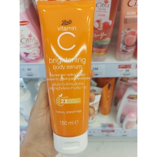 BOOTS VITAMIN C brightening body serum 180 ml.