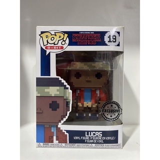 Funko Pop Lucas 8 Bit Stranger Things Exclusive 19