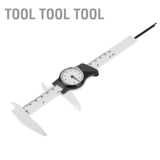 เครื่องมือไม้บรรทัด Vernier Caliper แบบ Dial พลาสติก 0-150 มม.