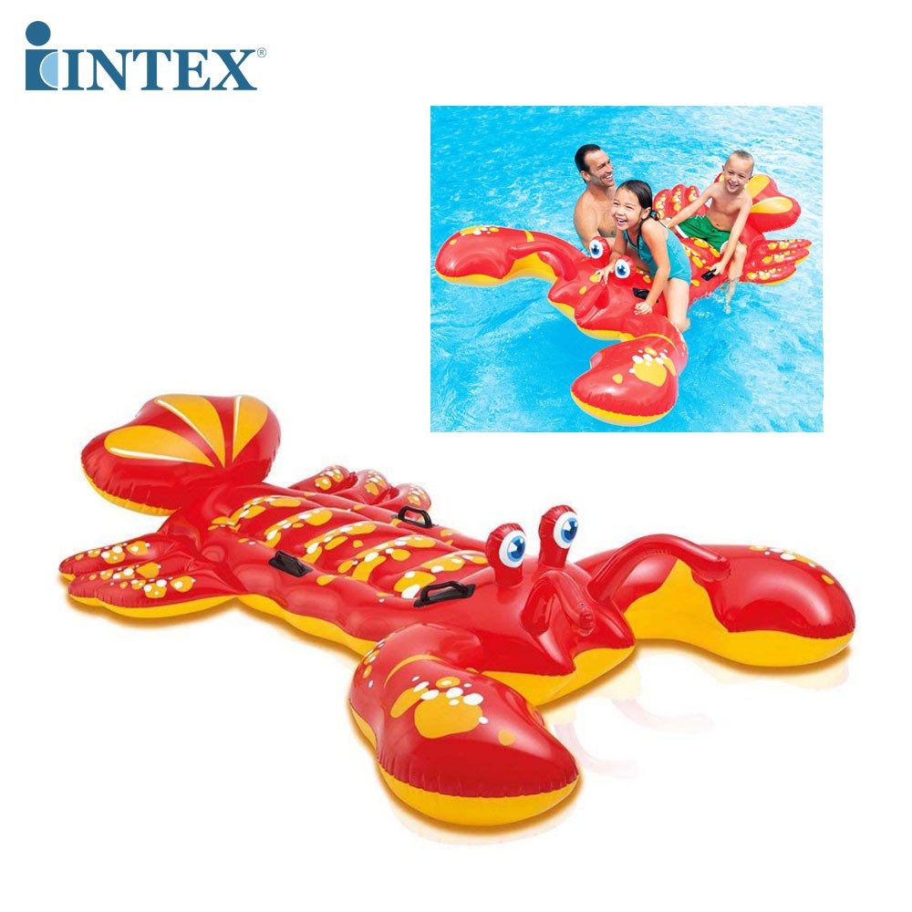 sale INTEX แพยาง แพเป่าลม Lobster Ride-On แพยางเป่าลม แพยาง รุ่น 57528