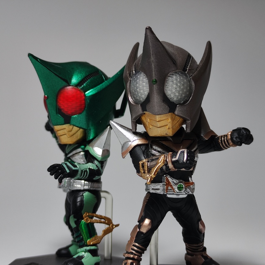 (แพ็คคู่) WCF Kamen Rider ไอ้มดแดง Masked Rider  Kick & Punch Hopper มือ2 ของแท้