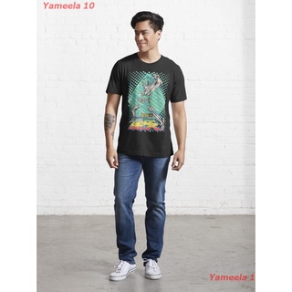 เสื้อยืดผ้าฝ้ายพิมพ์ลายแฟชั่นYameela 10 เซนต์เซย์ย่า เสื้อยืดพิมพ์ลาย Saint Seiya: Pegasus Seiya Essential T-Shirt เสื้อ