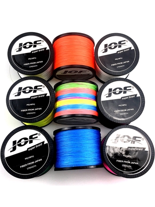 Jof เส้นเอ็นตกปลา 0 . 16-0 . 5 มม . 1000 ม . / 500 ม . / 300 ม . 4 Strands Pe