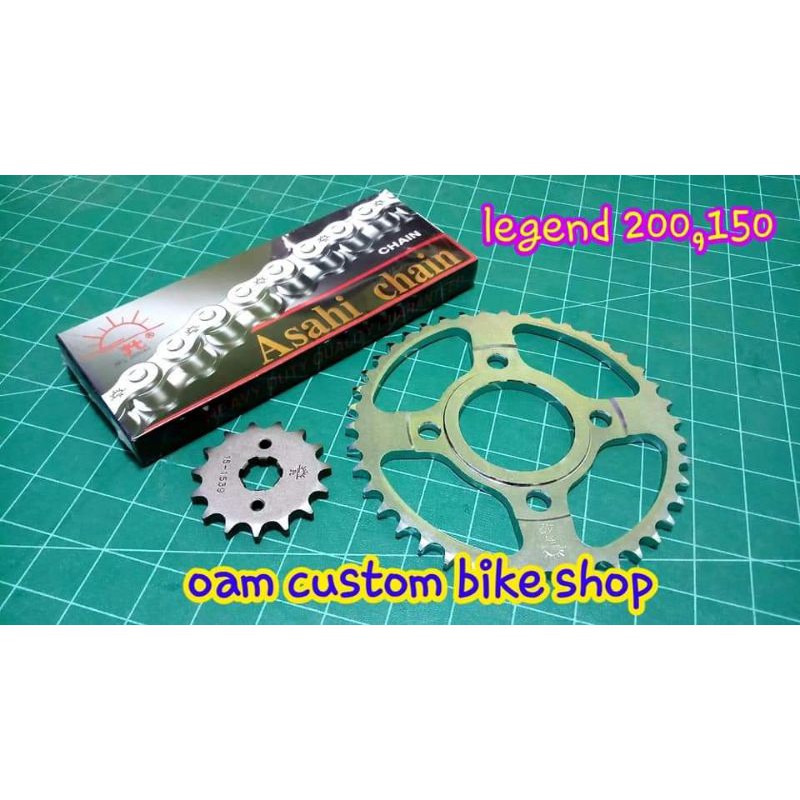 ชุดโซ่สเตอแต่งgpxlegend200 , ct150