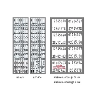 สติกเกอร์ม้วน วันผลิต /ควรบริโภคก่อน Motex สำหรับเครื่อง MX-6600S Plus (รองรับเฉพาะเครื่องศูนย์ในประเทศไทยเท่านั้น)