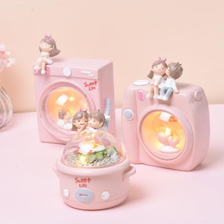 โคมไฟตกแต่ง แบบคู่รัก Decorative night light ตั้งโต๊ะ น่ารัก โคมไฟกลางคืน ของประดับตกแต่ง ให้เป็นขวัญได้