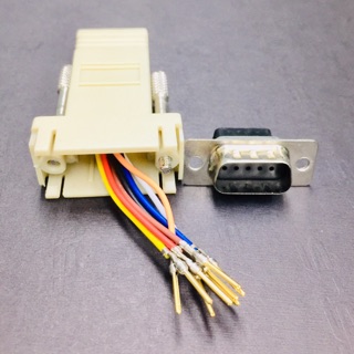 DB9 Male to RJ45 Female แบบประกอบ