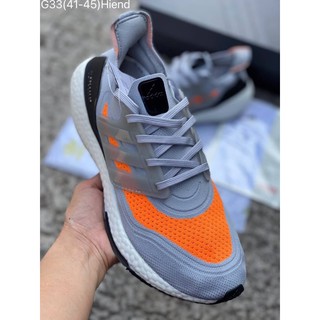 Adidas Ultra Boost 2021(size41-45) Gray Orange