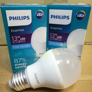 PHILIPS หลอด LED 13W ขั้ว E27 รุ่น Essential