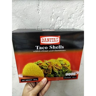 Danitas Taco Shells แผ่นแป้งข้าวโพดอบกรอบ 140g