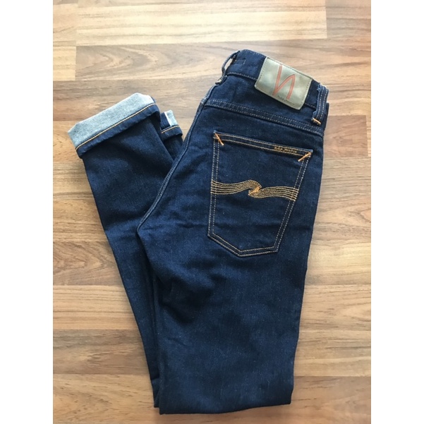 Nudie Jeans Skinny Tight Teery Rinse Selvage STR Cotton 99%