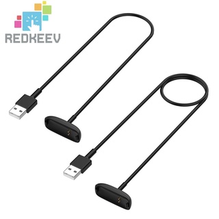 Redkeev สายชาร์จ Usb สายไฟสําหรับ Fitbit Inspire 2