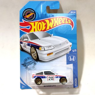 รถเหล็ก Hot Wheels 88 Honda CR-X White ฮอนด้า CRX สีขาว