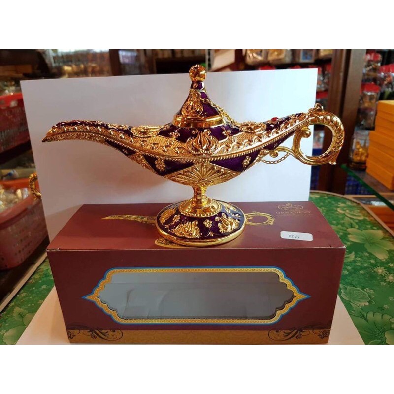 ตะเกียงอาลาดินใหญ่ Aladdin lamp สำหรับวางกำยาน ตั้งโชว์ ประดับตกแต่งบ้าน ราคา ถูกที่สุด ดีลบีเคเค แกลเลอรีภาพที่ 3