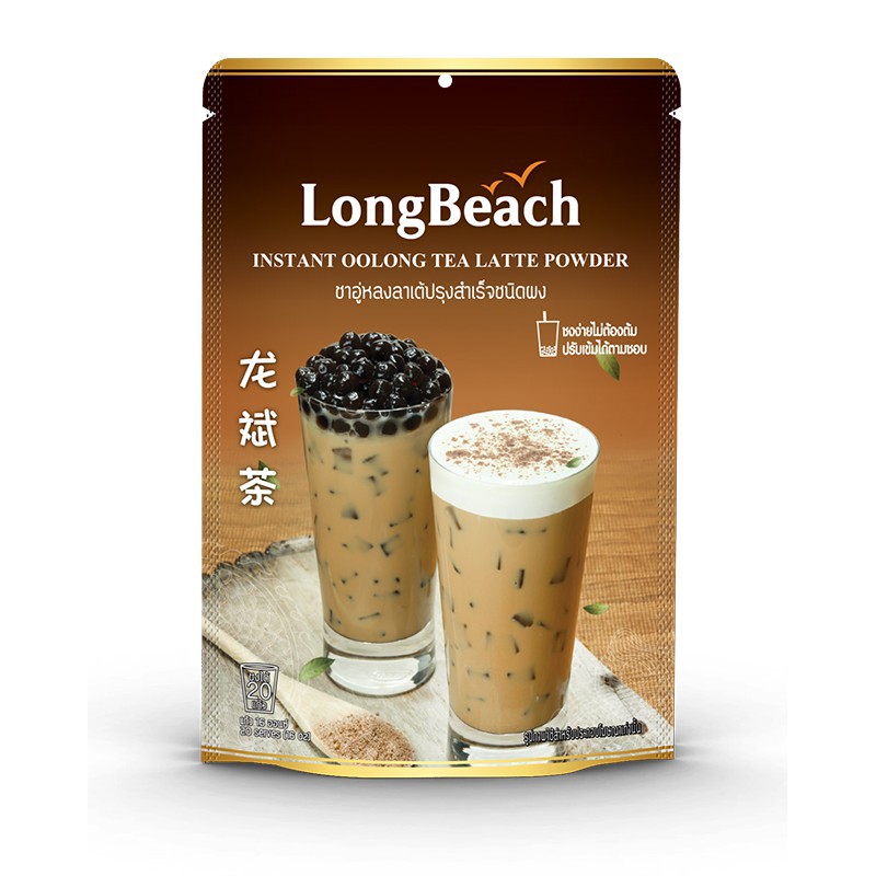 ลองบีช ชานมอู่หลง LongBeach Oolong Milk Tea