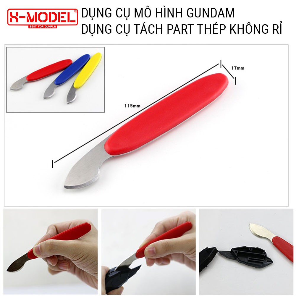 เครื่องมือเฉพาะสําหรับแยกชิ้นส่วนกันดั้ม Bandai XMODEL XM30-03 เมื่อประกอบโมเดลของเล่นอะนิเมะญี่ปุ่น