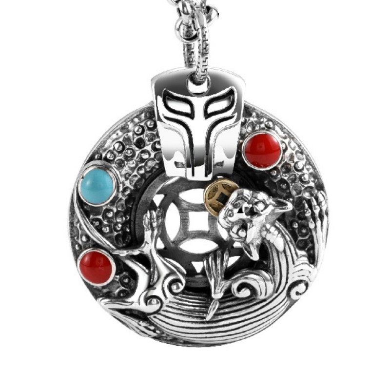 PIXIU Koen Safety สร้อยคอจี้นําโชค