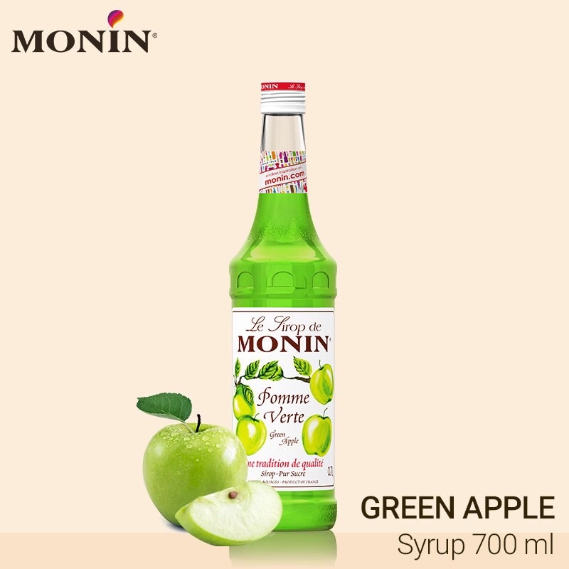โมนิน/ โมแนงต์ ไซรัป แอปเปิ้ลเขียว ขนาด 700 มล. (MONIN Green Apple Syrup 700 ml.)
