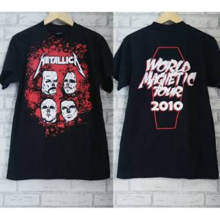 [S-5XL] เสื้อยืด Metallica - แม่เหล็ก World