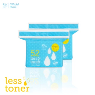 Rii 52 Less Toner Cotton Pad 240 Pcs (Refill) (แพ็คคู่)