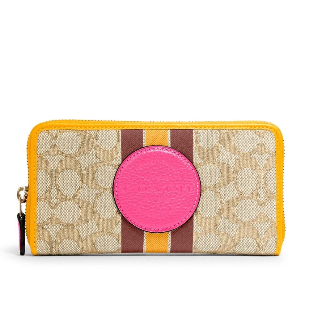 กระเป๋าสตางค์ COACH 3473 DEMPSEY ACCORDION ZIP WALLET IN SIGNATURE