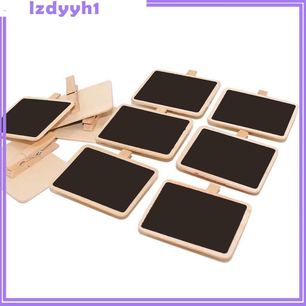 JoyDIY Pack 10PCS Small Mini Wooden Blackboard Note Memo Message Board ...