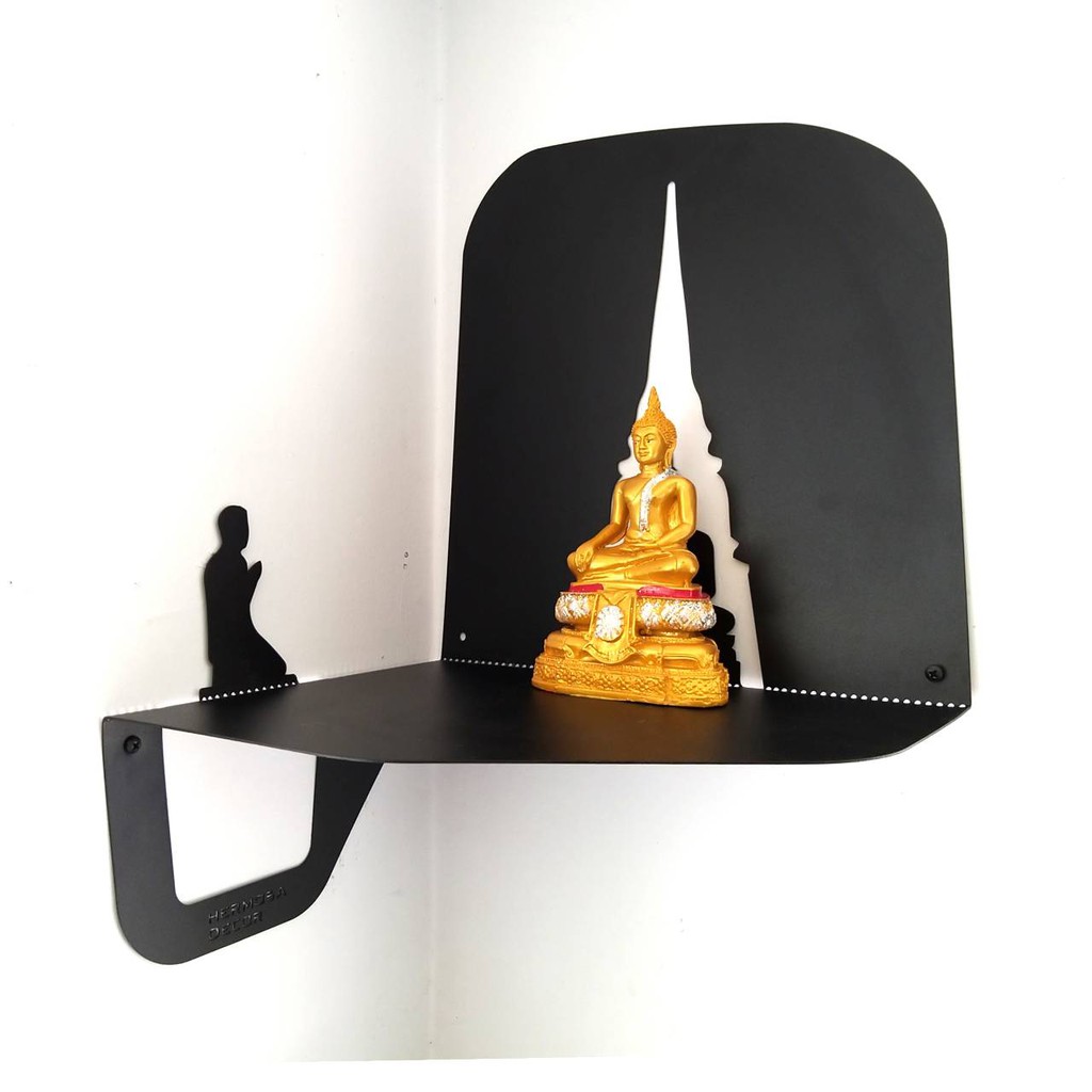Hermosa Decor หิ้งพระ ชั้นวาง แบบพับ เข้ามุม Buddha Shelf Flap - Corner