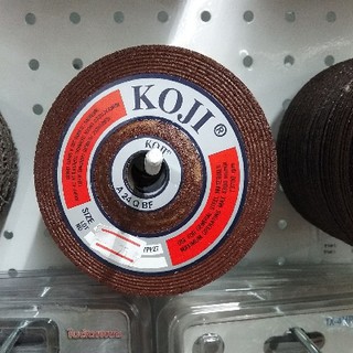 หินเจียเหล็ก 4นิ้ว A24 Q BF 100x6mm. KOJI