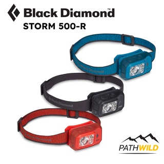 ไฟฉายคาดหัว BLACK DIAMOND STORM 500-R RECHARGEABLE HEADLAMP ความสว่างสูงสุดถึง 500 ลูเมน  ชาร์จด้วย MICRO-USB PORT