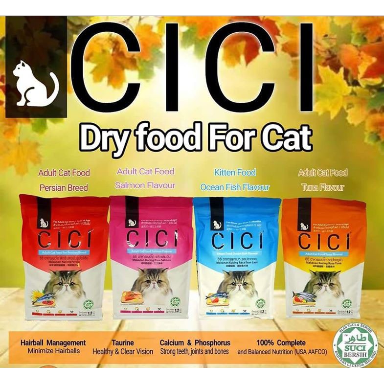 CICI Premium Cat Food Adult Cat Food 1.2kg CICI Cat Food Persian Breed