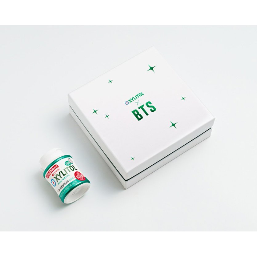 [LOTTE XYLITOL] BTS Xylitol Gum 6P Sets/Get 2 free BTS photo cards